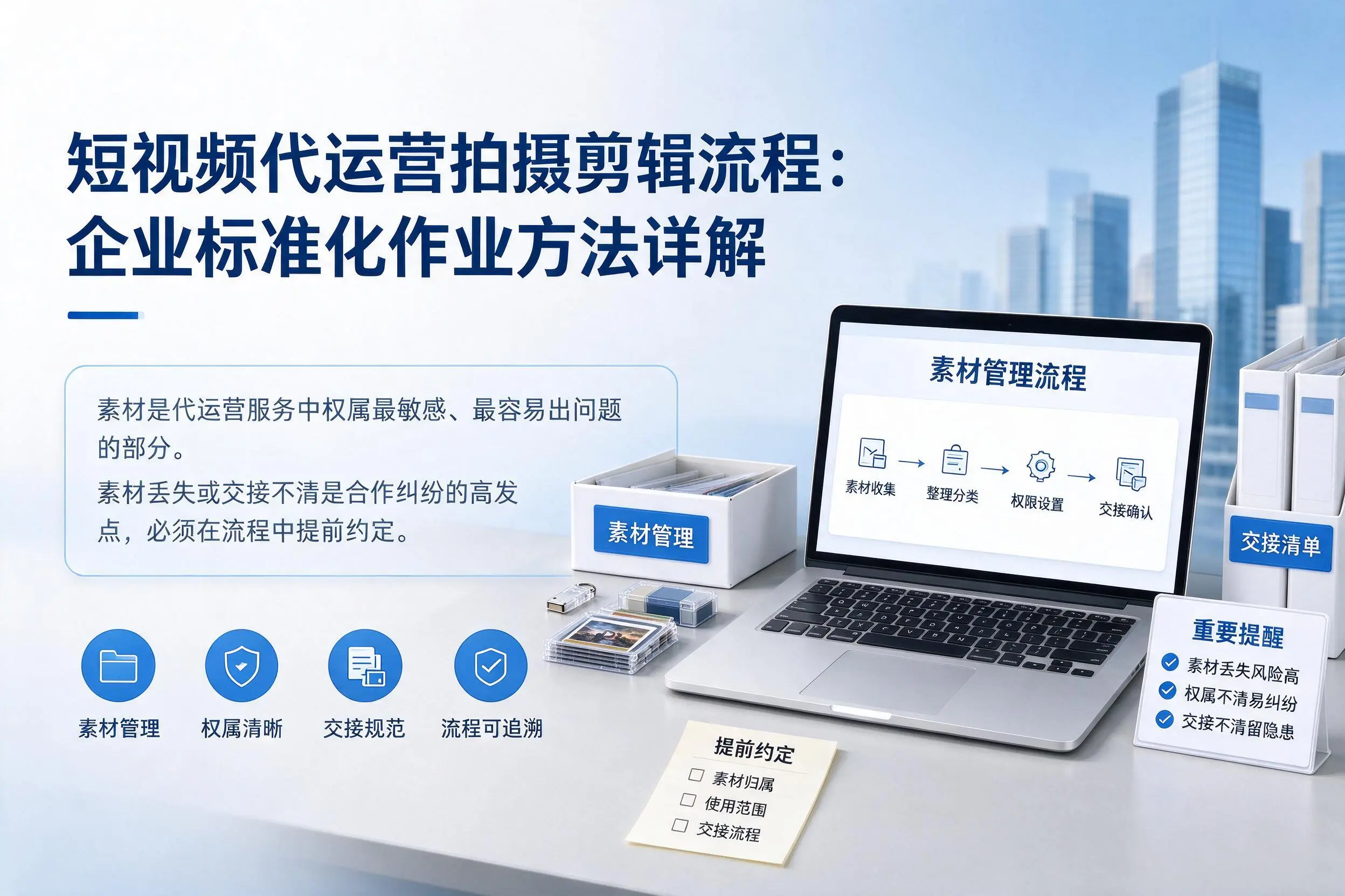 短视频代运营拍摄剪辑流程:中山企业标准化作业方法详解