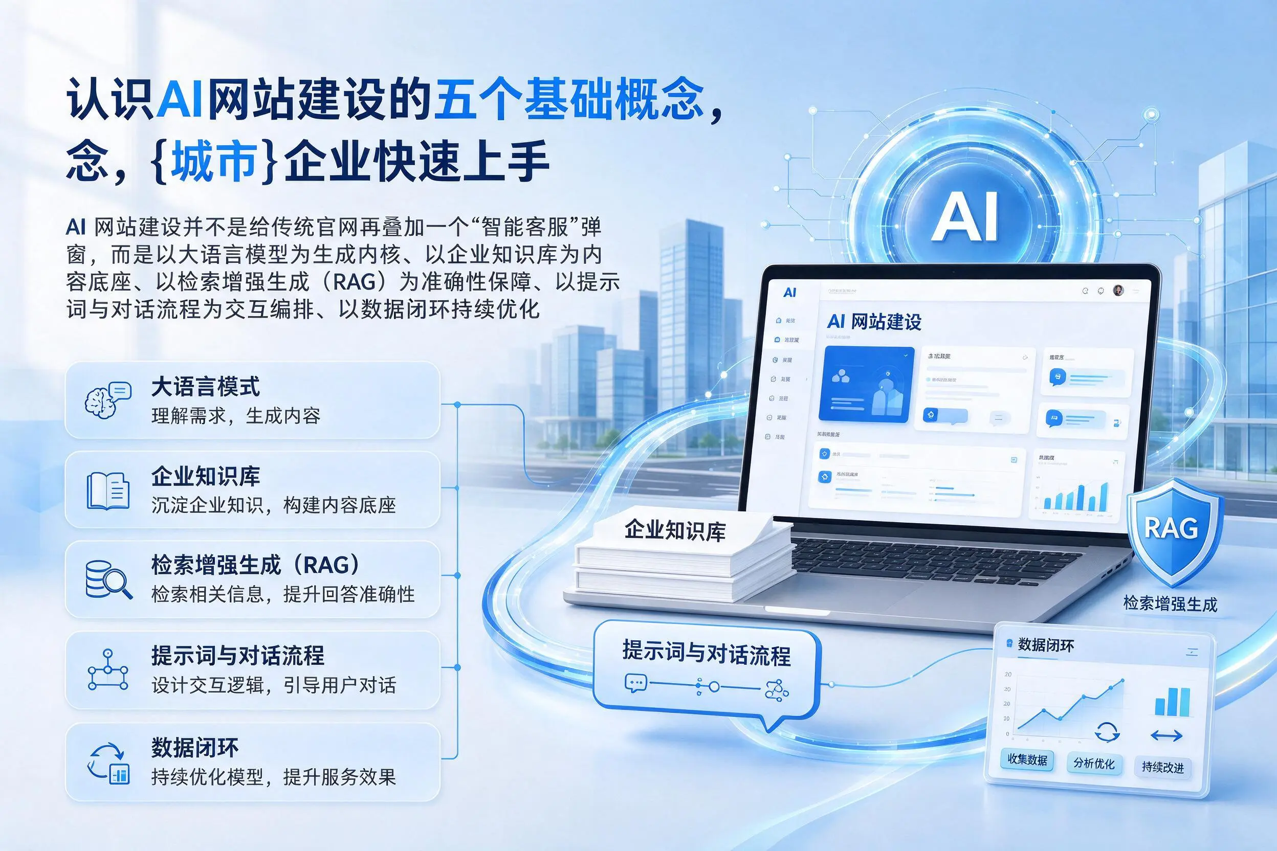 认识AI网站建设的五个基础概念，中山企业快速上手