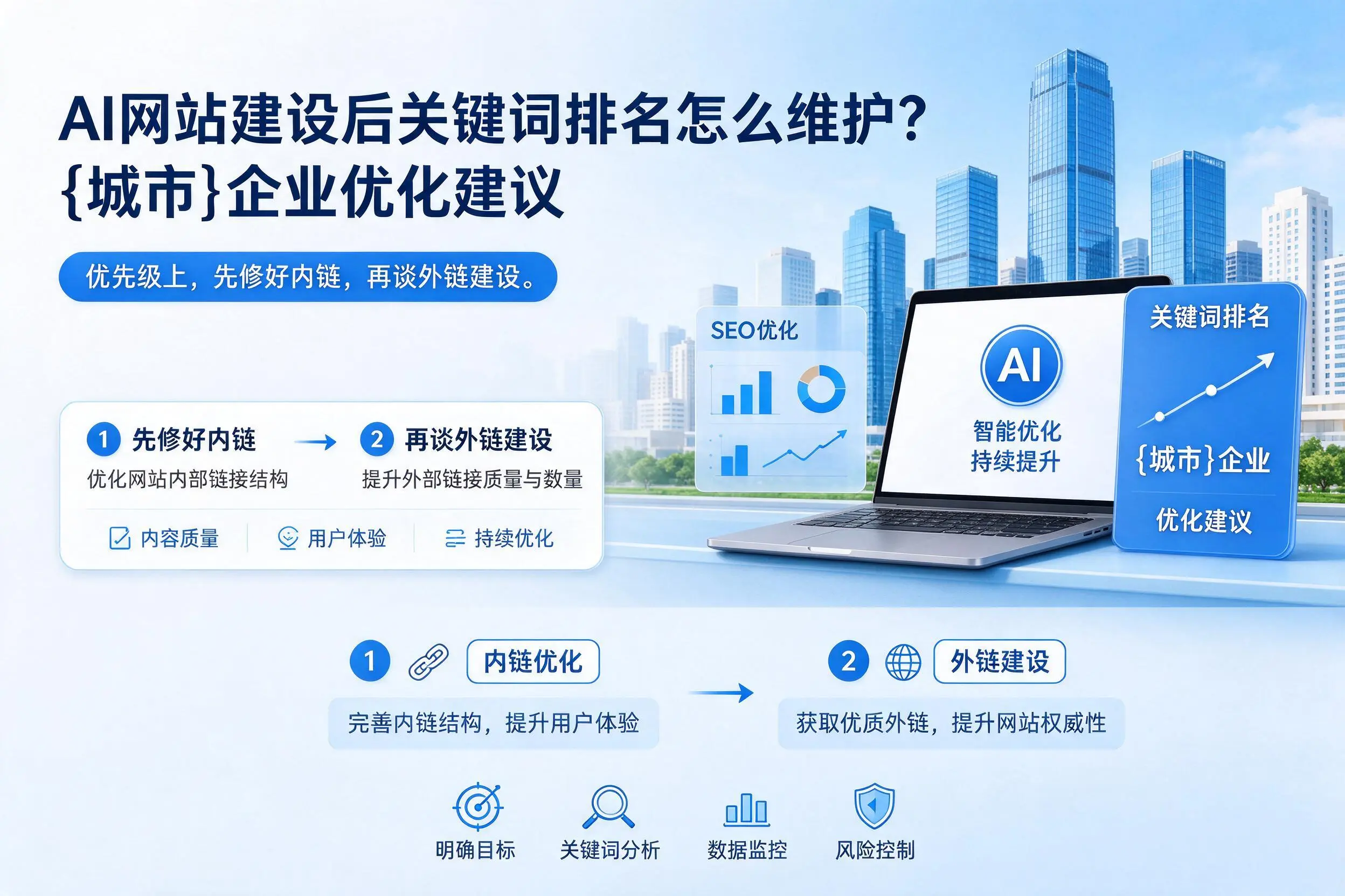 AI网站建设后关键词排名怎么维护？中山企业优化建议