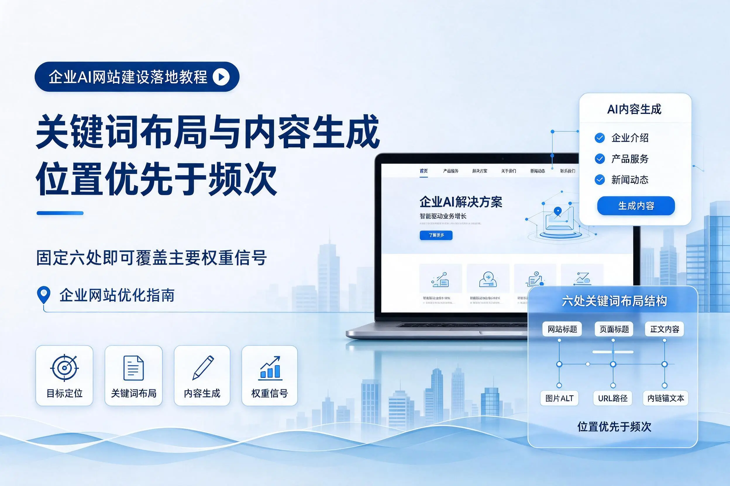 中山企业AI网站建设落地教程：关键词布局与内容生成